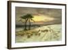 Sheep in the Snow-Joseph Farquharson-Framed Giclee Print