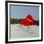 Sheep in the Snow-Tina Palmer-Framed Giclee Print