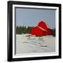 Sheep in the Snow-Tina Palmer-Framed Giclee Print