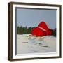 Sheep in the Snow-Tina Palmer-Framed Giclee Print
