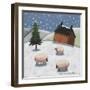 Sheep in the Snow-Sophie Harding-Framed Giclee Print