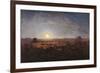 Sheep Meadow, Moonlight-Jean-François Millet-Framed Premium Giclee Print