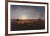 Sheep Meadow, Moonlight-Jean-François Millet-Framed Premium Giclee Print