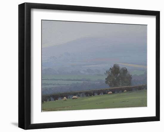 Sheep, October-Tom Hughes-Framed Giclee Print