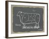 Sheep on Burlap-Gwendolyn Babbitt-Framed Art Print