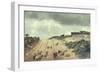 Sheep on the Surrey Hills-Richard Beavis-Framed Giclee Print