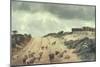 Sheep on the Surrey Hills-Richard Beavis-Mounted Giclee Print