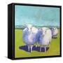 Sheep Pals I-Carol Young-Framed Stretched Canvas