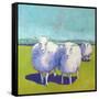 Sheep Pals I-Carol Young-Framed Stretched Canvas