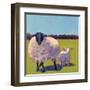 Sheep Pals III-Carol Young-Framed Art Print