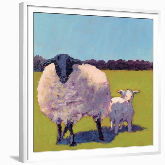 Sheep Pals III-Carol Young-Framed Premium Giclee Print