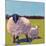 Sheep Pals III-Carol Young-Mounted Premium Giclee Print