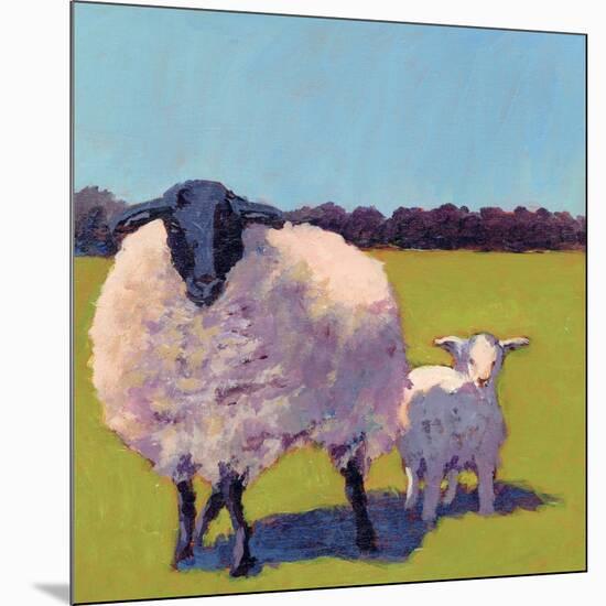 Sheep Pals III-Carol Young-Mounted Premium Giclee Print