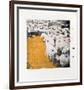 Sheep Portfolio 6-Menashe Kadishman-Framed Limited Edition