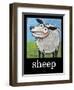 Sheep Poster-Tim Nyberg-Framed Giclee Print