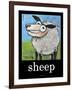 Sheep Poster-Tim Nyberg-Framed Giclee Print