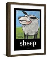 Sheep Poster-Tim Nyberg-Framed Giclee Print