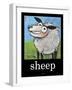 Sheep Poster-Tim Nyberg-Framed Giclee Print