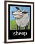 Sheep Poster-Tim Nyberg-Framed Giclee Print