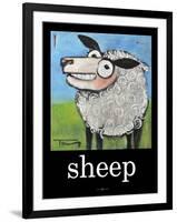 Sheep Poster-Tim Nyberg-Framed Giclee Print