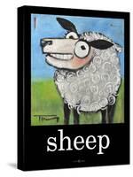 Sheep Poster-Tim Nyberg-Stretched Canvas