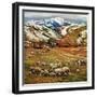 "Sheep Ranch," March 18, 1961-John Clymer-Framed Giclee Print