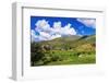 Sheep ranch on the shore of Lake Wanaka, Otago, South Island, New Zealand-Russ Bishop-Framed Photographic Print