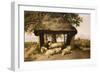 Sheep Resting under a Shelter-Thomas Sidney Cooper-Framed Giclee Print