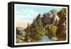 Sheep Rock, Gallatin Canyon, Montana-null-Framed Stretched Canvas