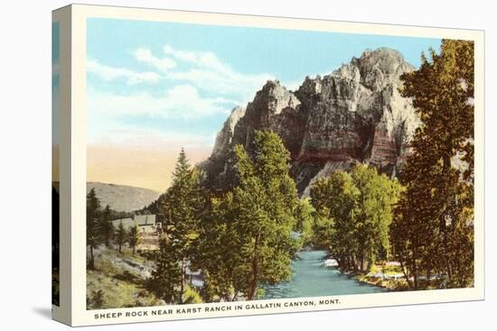 Sheep Rock, Gallatin Canyon, Montana-null-Stretched Canvas