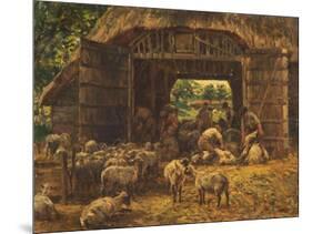 Sheep Shearing, 1892-William Mark Fisher-Mounted Giclee Print