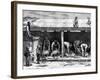 Sheep Shearing, Australia, 1886-A Sirouy-Framed Giclee Print