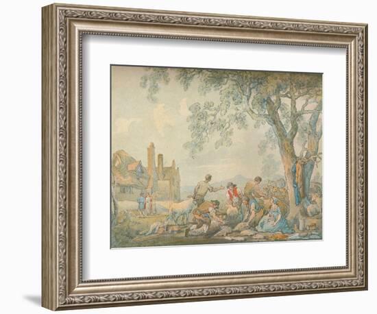 Sheep-Shearing, c1776-1827, (1906)-Thomas Rowlandson-Framed Giclee Print