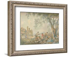 Sheep-Shearing, c1776-1827, (1906)-Thomas Rowlandson-Framed Giclee Print