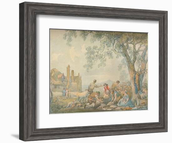 Sheep-Shearing, c1776-1827, (1906)-Thomas Rowlandson-Framed Giclee Print