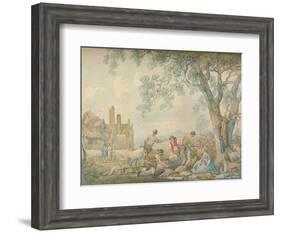 Sheep-Shearing, c1776-1827, (1906)-Thomas Rowlandson-Framed Giclee Print