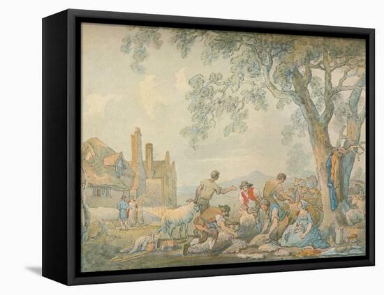 Sheep-Shearing, c1776-1827, (1906)-Thomas Rowlandson-Framed Stretched Canvas