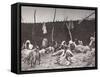 Sheep Shearing, Russia, C1875-C1877-Ivan Boldyrev-Framed Stretched Canvas