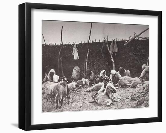 Sheep Shearing, Russia, C1875-C1877-Ivan Boldyrev-Framed Giclee Print