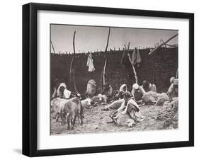 Sheep Shearing, Russia, C1875-C1877-Ivan Boldyrev-Framed Giclee Print