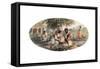 Sheep Shearing-William Hamilton-Framed Stretched Canvas