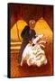 Sheep Shearing-John Newcomb-Framed Stretched Canvas