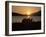 Sheep Silhouetted Against the Midnight Sun, Astafjorden, Troms, Norway, Scandinavia, Europe-Jochen Schlenker-Framed Photographic Print