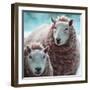 Sheep Square I-Andi Metz-Framed Art Print