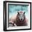 Sheep Square II-Andi Metz-Framed Art Print