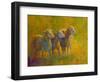 Sheep Trio-Marion Rose-Framed Giclee Print