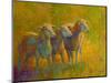 Sheep Trio-Marion Rose-Mounted Giclee Print