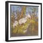 Sheep Up the Bank, North Wales-Diana Armfield-Framed Giclee Print