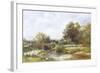 Sheep Washing, West Malvern-David Bates-Framed Giclee Print