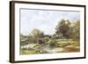 Sheep Washing, West Malvern-David Bates-Framed Giclee Print